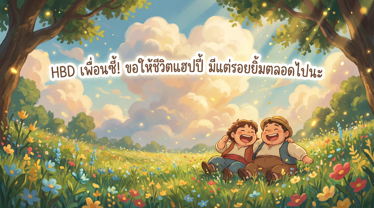 คำอวยพรวันเกิดให้เพื่อนซี้