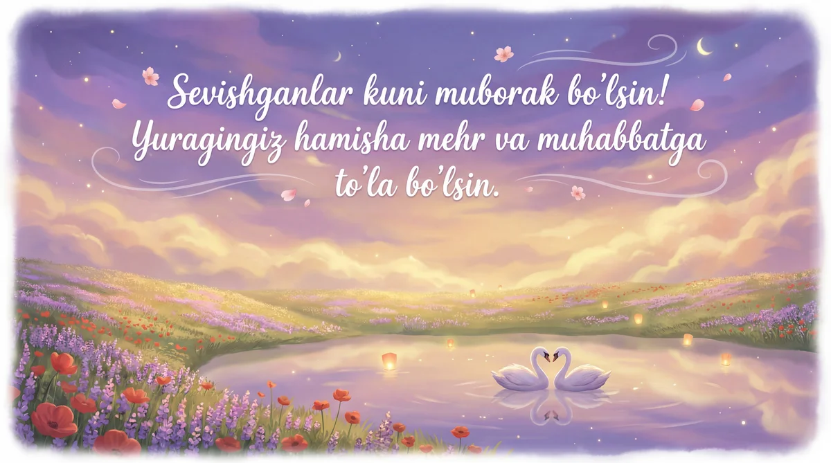Sevishganlar kuni muborak bo'lsin!