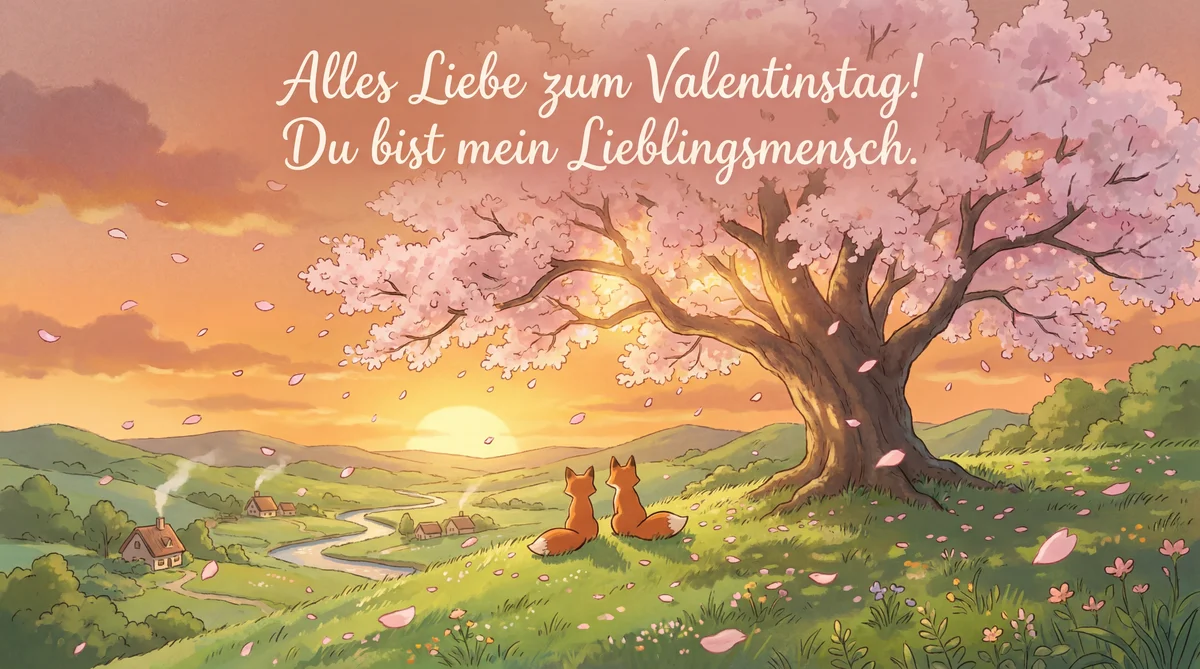 Valentinstag Karte für meinen Schatz