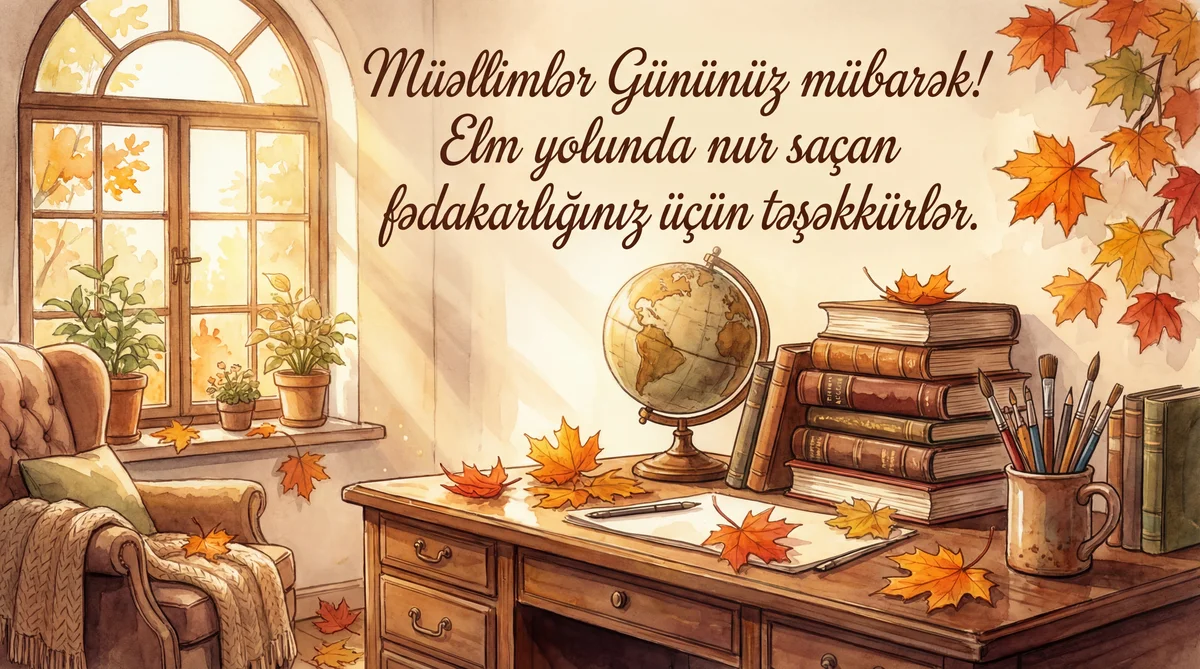 Müəllimlər Günü təbrikləri