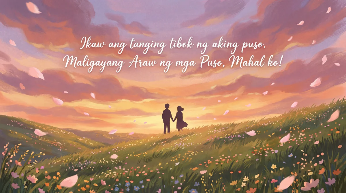 mensahe sa Valentine's para sa kasintahan