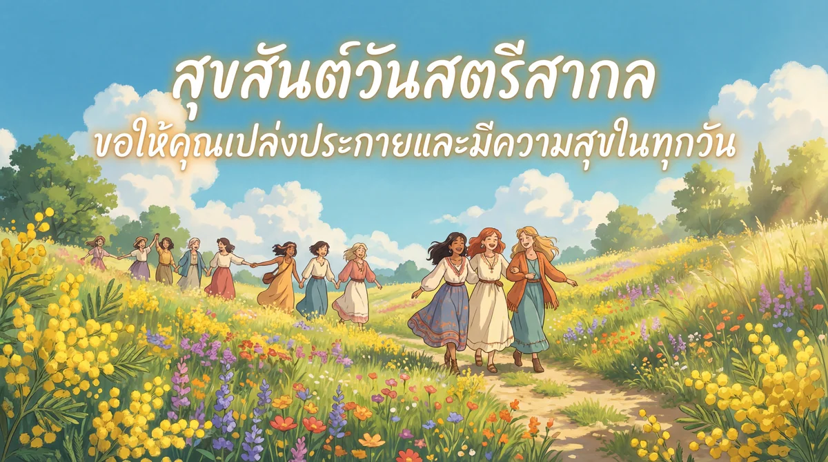 คำอวยพรวันสตรีสากลสำหรับผู้หญิงทุกคน