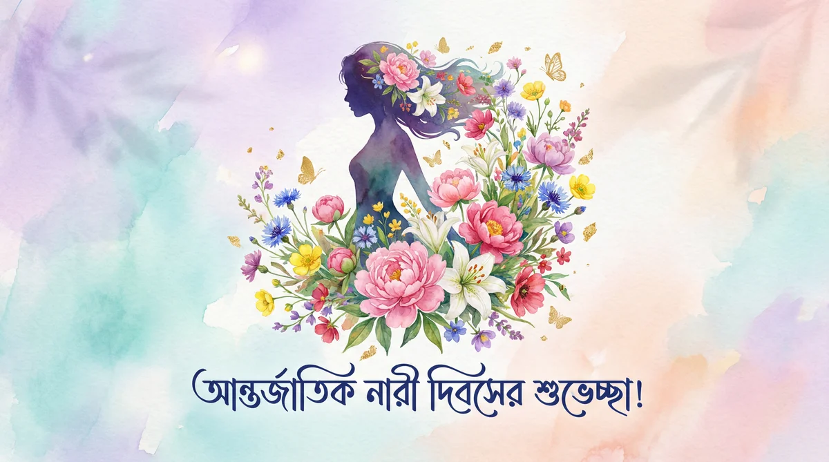 আন্তর্জাতিক নারী দিবস উপলক্ষে শুভেচ্ছা কার্ড