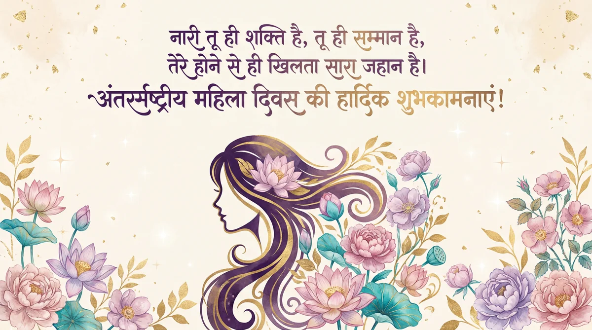 अंतर्राष्ट्रीय महिला दिवस पर बधाई संदेश