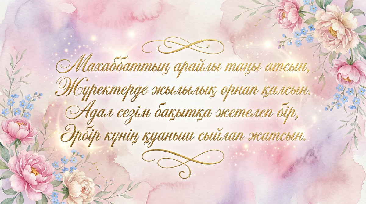 Ғашықтар күніне арналған тілектер