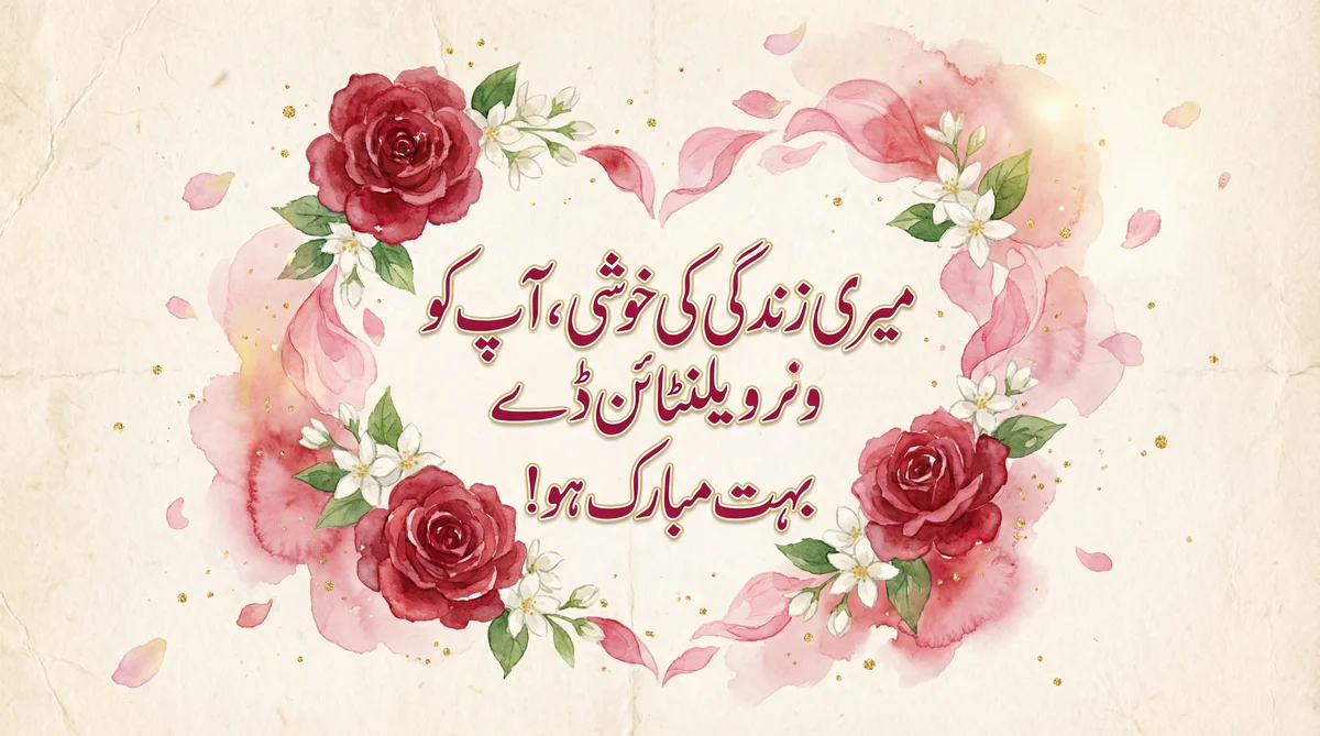 پیارے کو ویلنٹائن ڈے کی مبارکباد