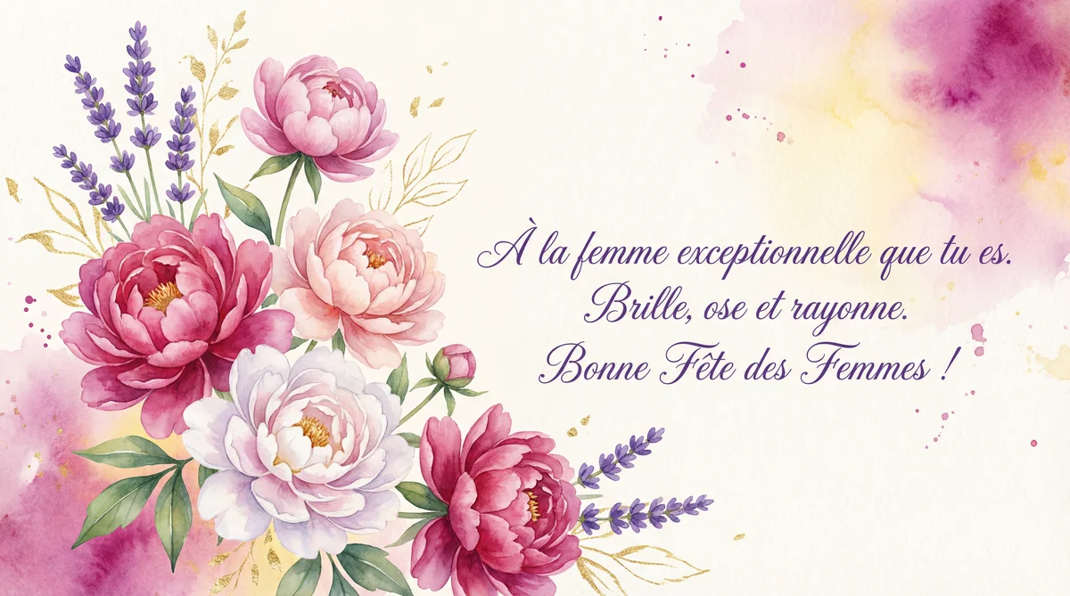 Message pour la Journée de la Femme