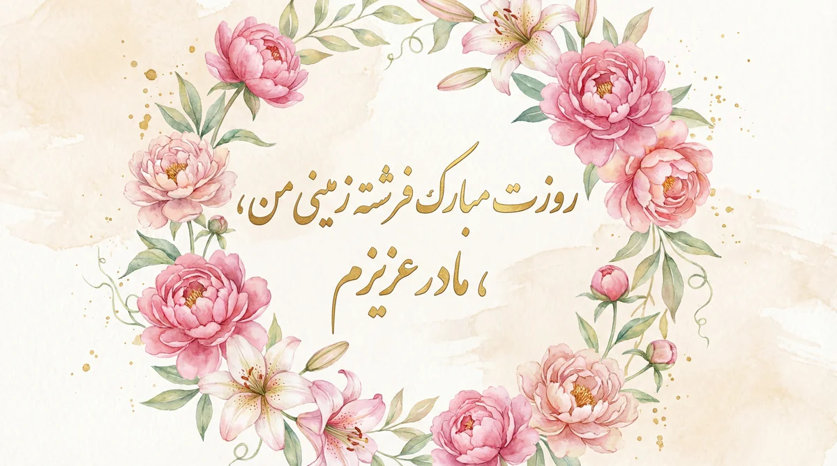 کارت تبریک روز جهانی زن برای مادرم