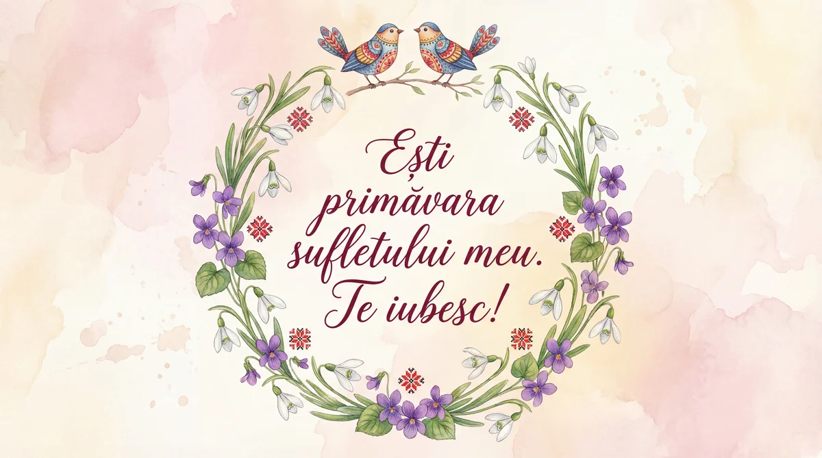 Urări de Dragobete pentru persoana iubită