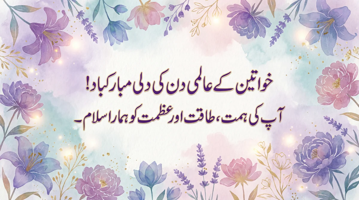 خواتین کے عالمی دن کی دلی مبارکباد!