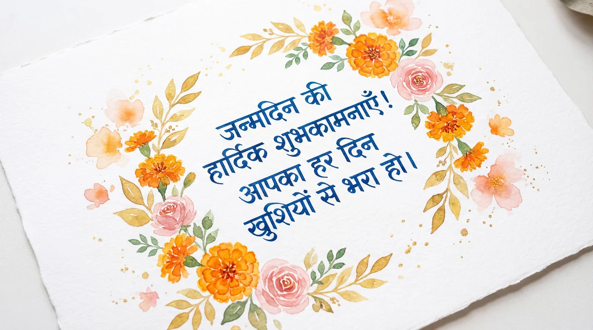 जन्मदिन की हार्दिक शुभकामनाएँ