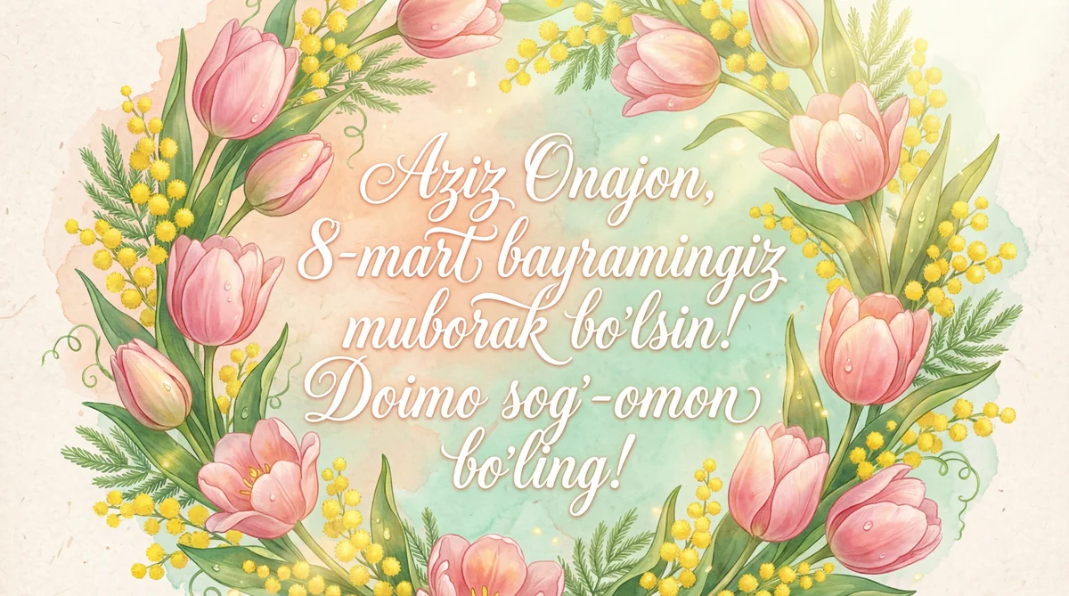 Onangizga 8-mart tabrigi