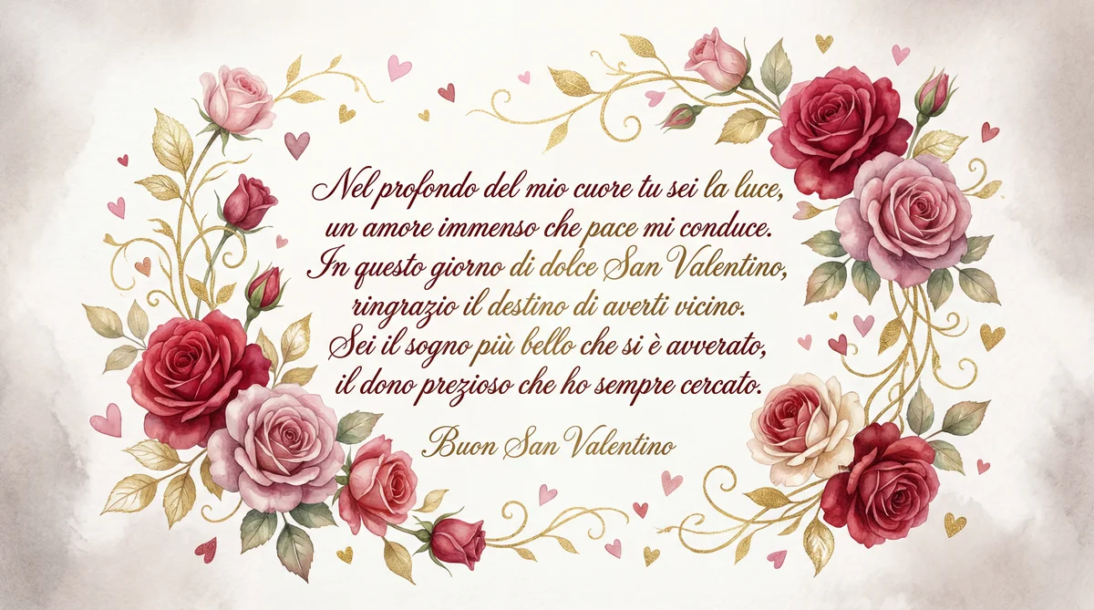 Biglietto di San Valentino per la persona più speciale del m...