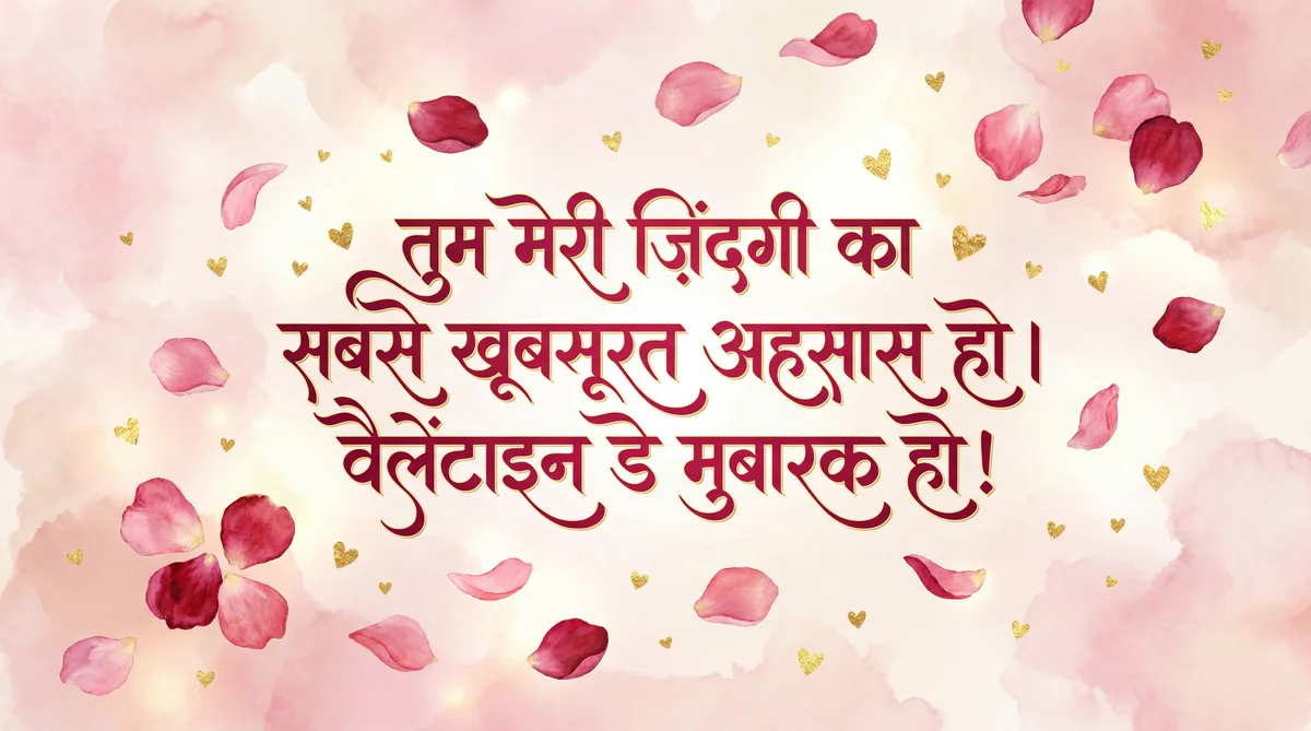 वैलेंटाइन डे पर प्यार भरे संदेश