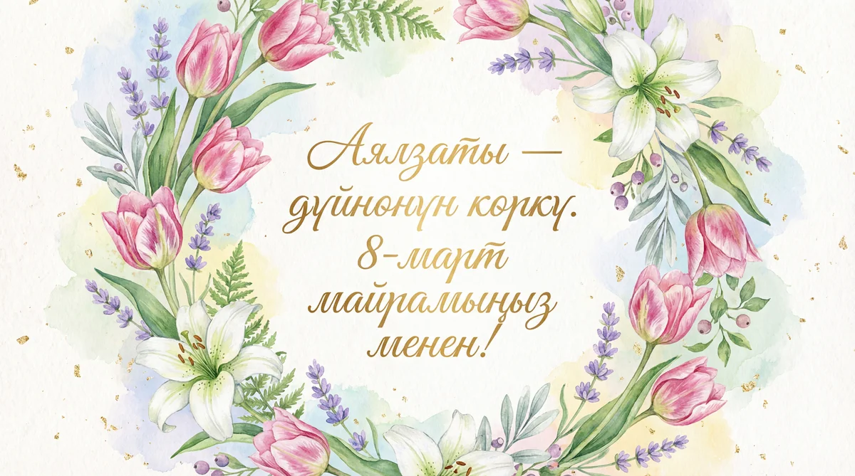 Аялдар күнү менен куттуктоо