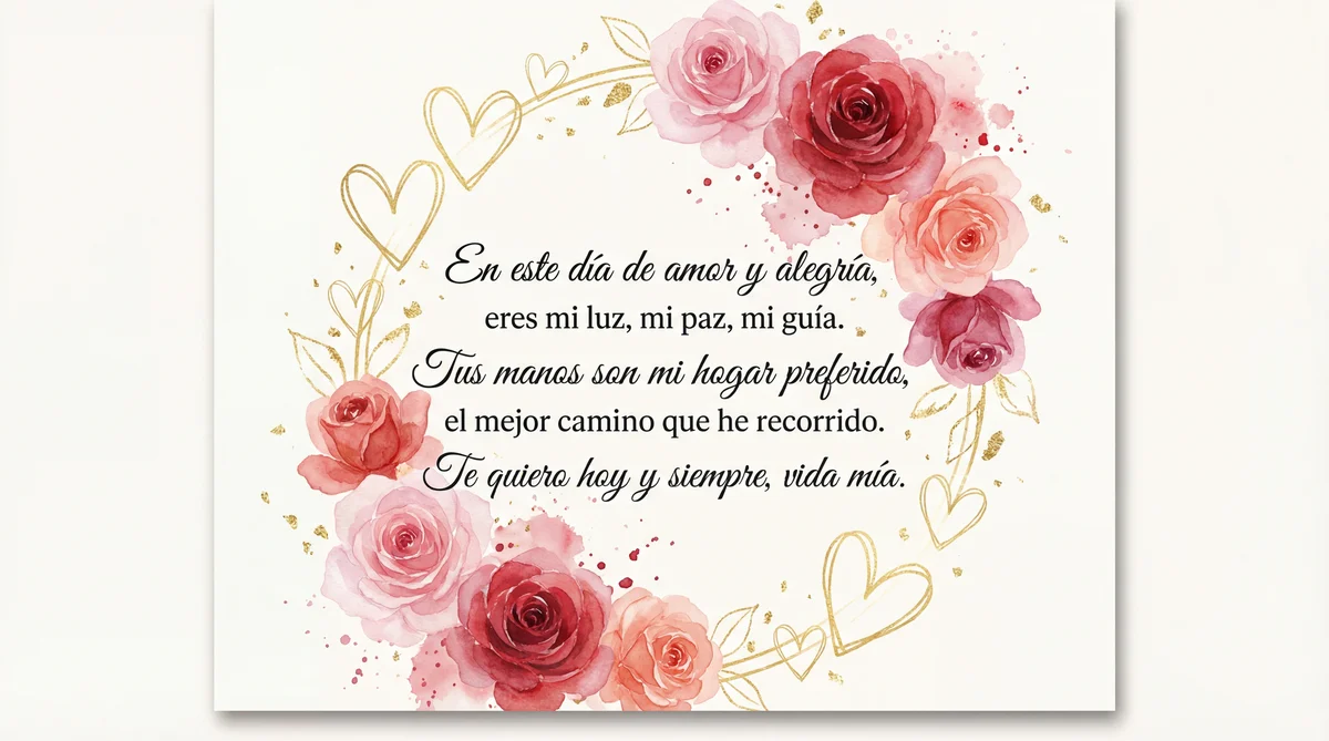 Tarjeta de San Valentín para mi pareja