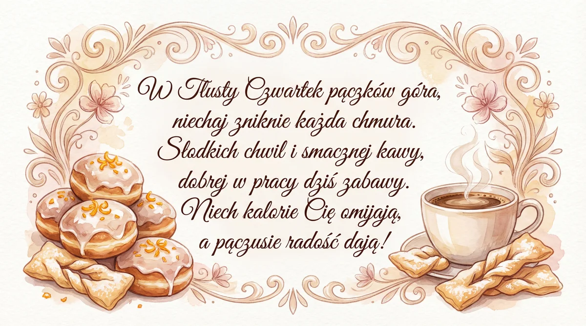 życzenia na Tłusty Czwartek dla kolegi