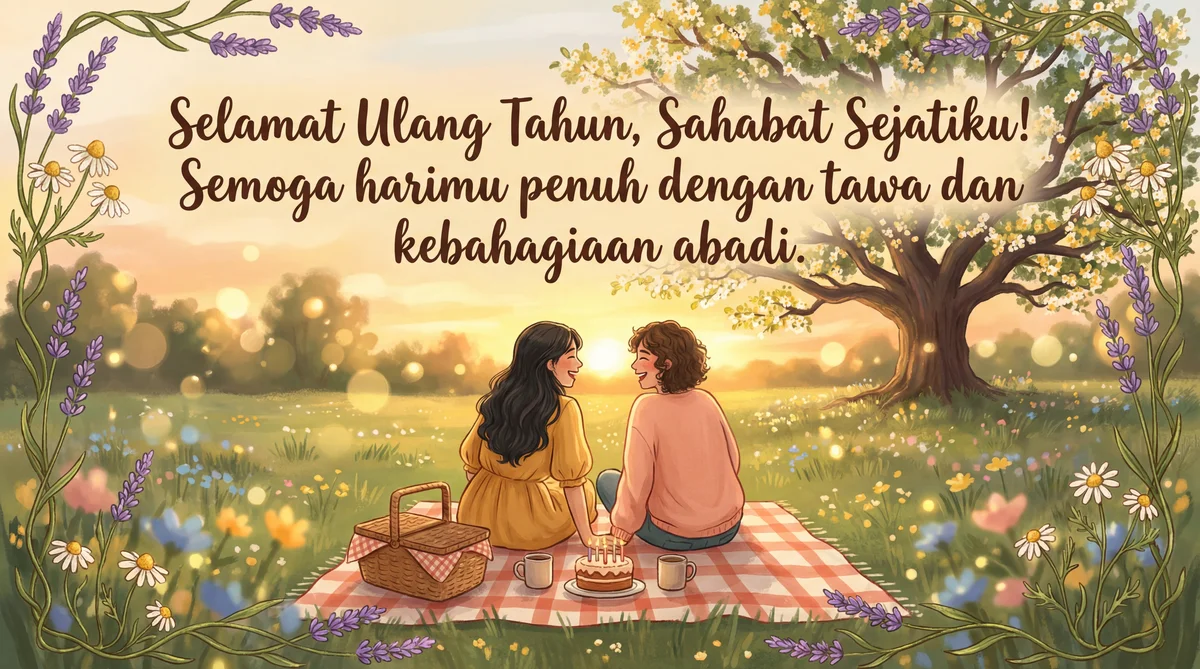 Ucapan selamat ulang tahun untuk sahabat terbaik