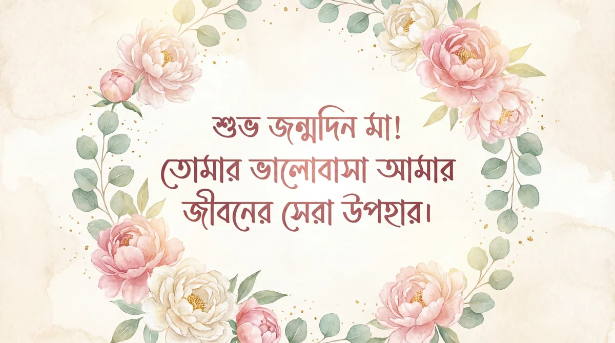 শুভ জন্মদিন মা