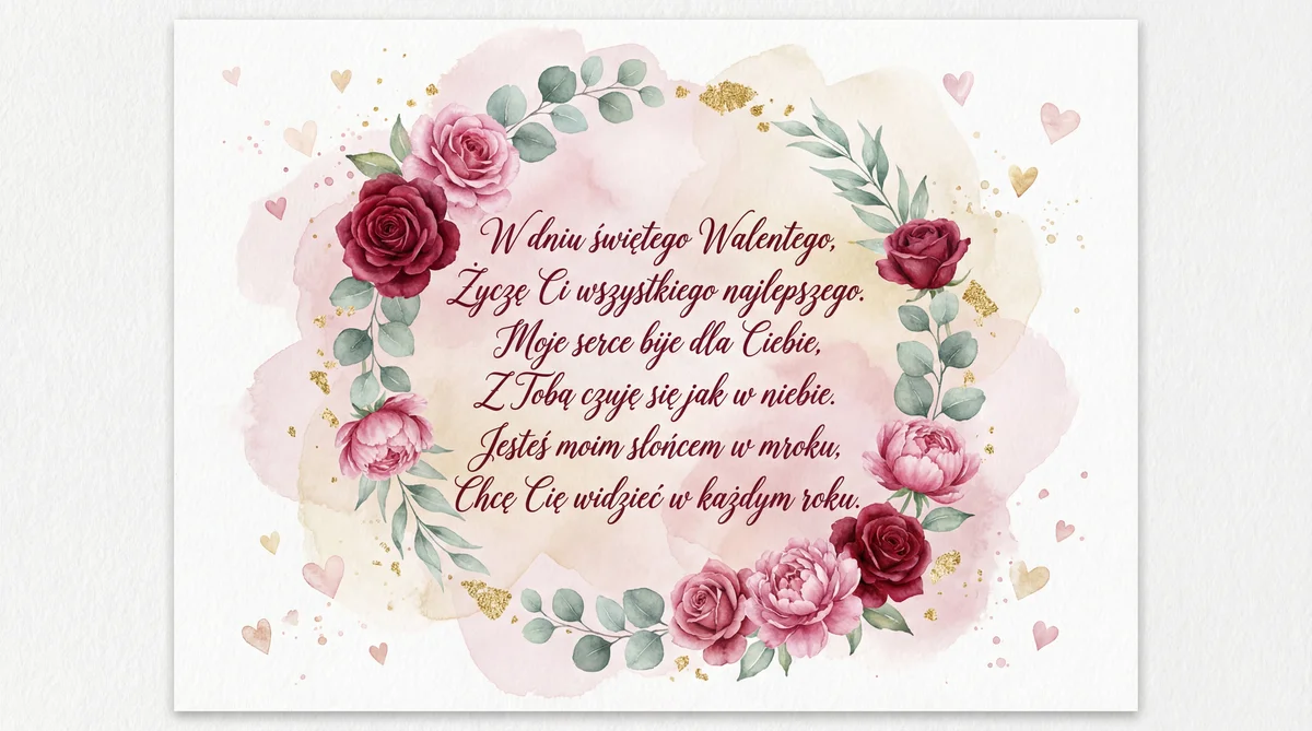 życzenia na Walentynki dla ukochanej osoby