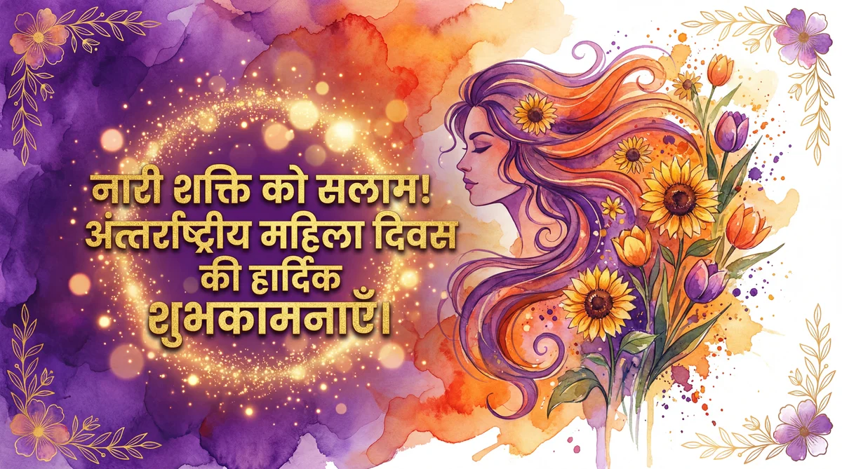 अंतर्राष्ट्रीय महिला दिवस की हार्दिक शुभकामनाएँ।