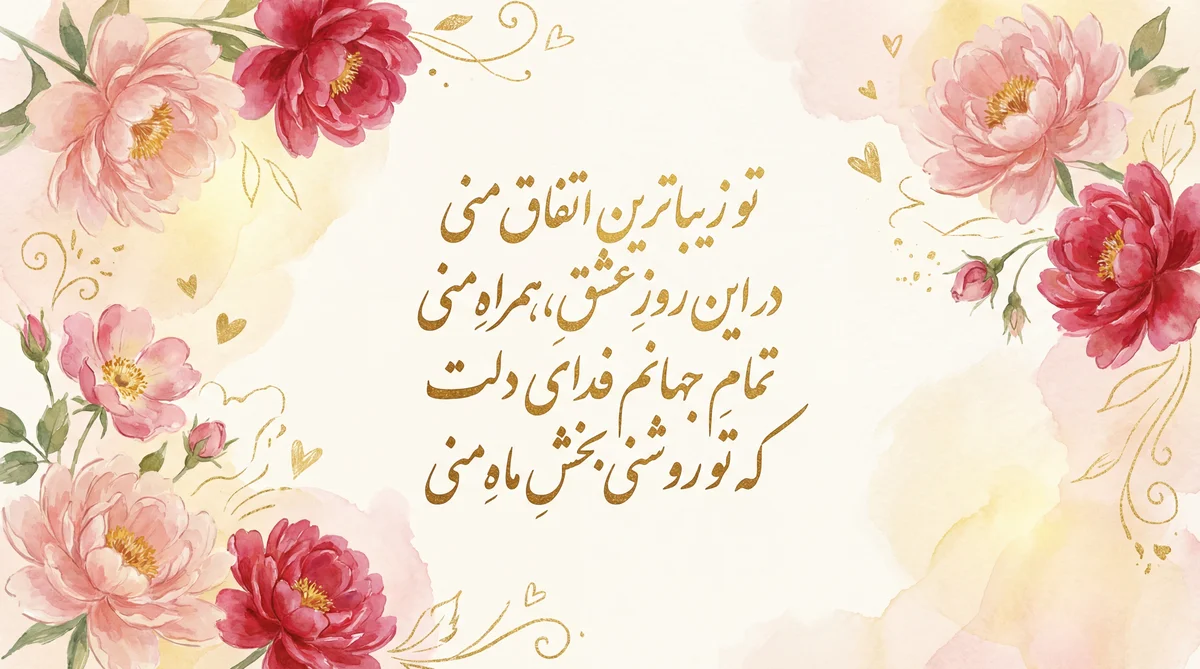 متن تبریک روز ولنتاین برای عشق من