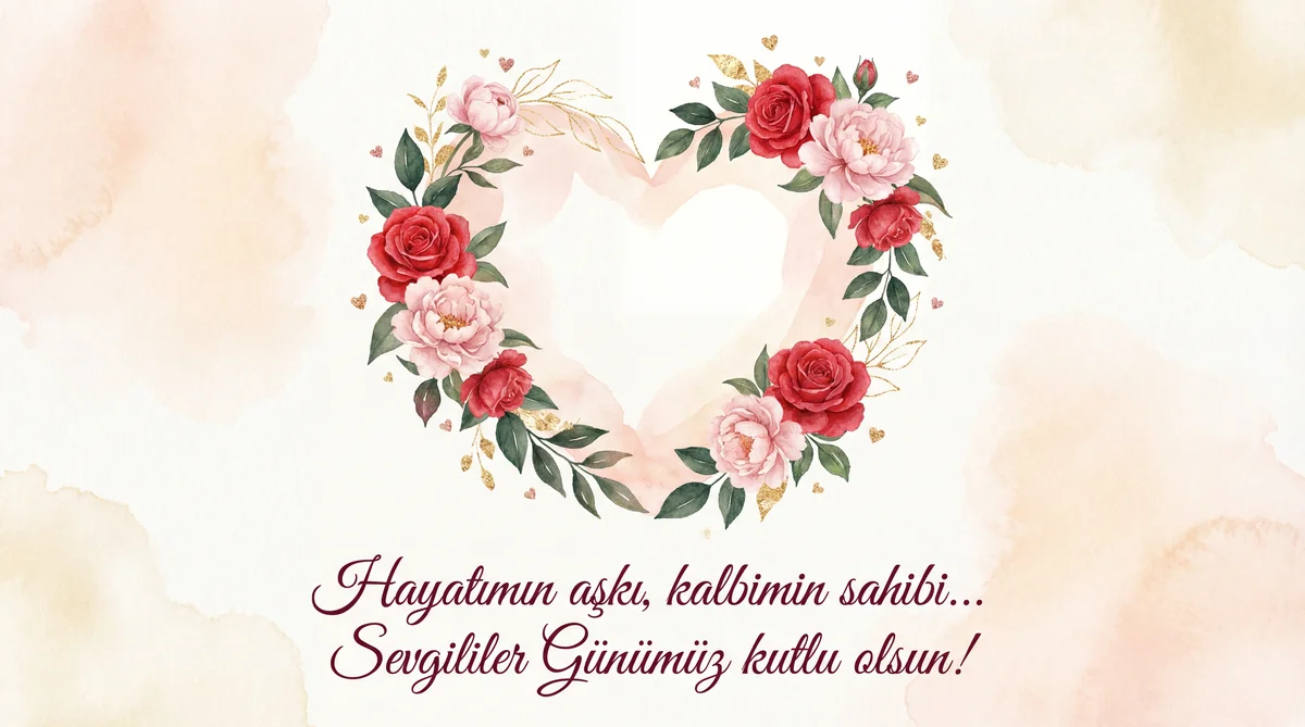 Eşime Sevgililer Günü tebriği