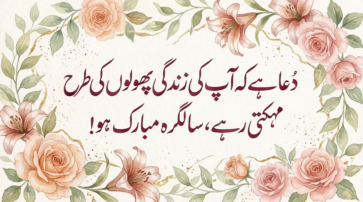 سالگرہ مبارک ہو