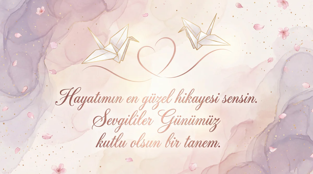 Sevgililer Günü için eşime romantik kart sözleri