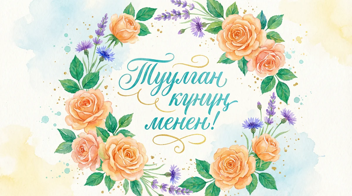 Туулган күнүң менен куттуктайм