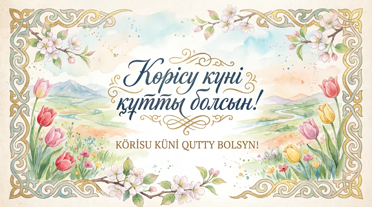 Көрісу күнімен құттықтау