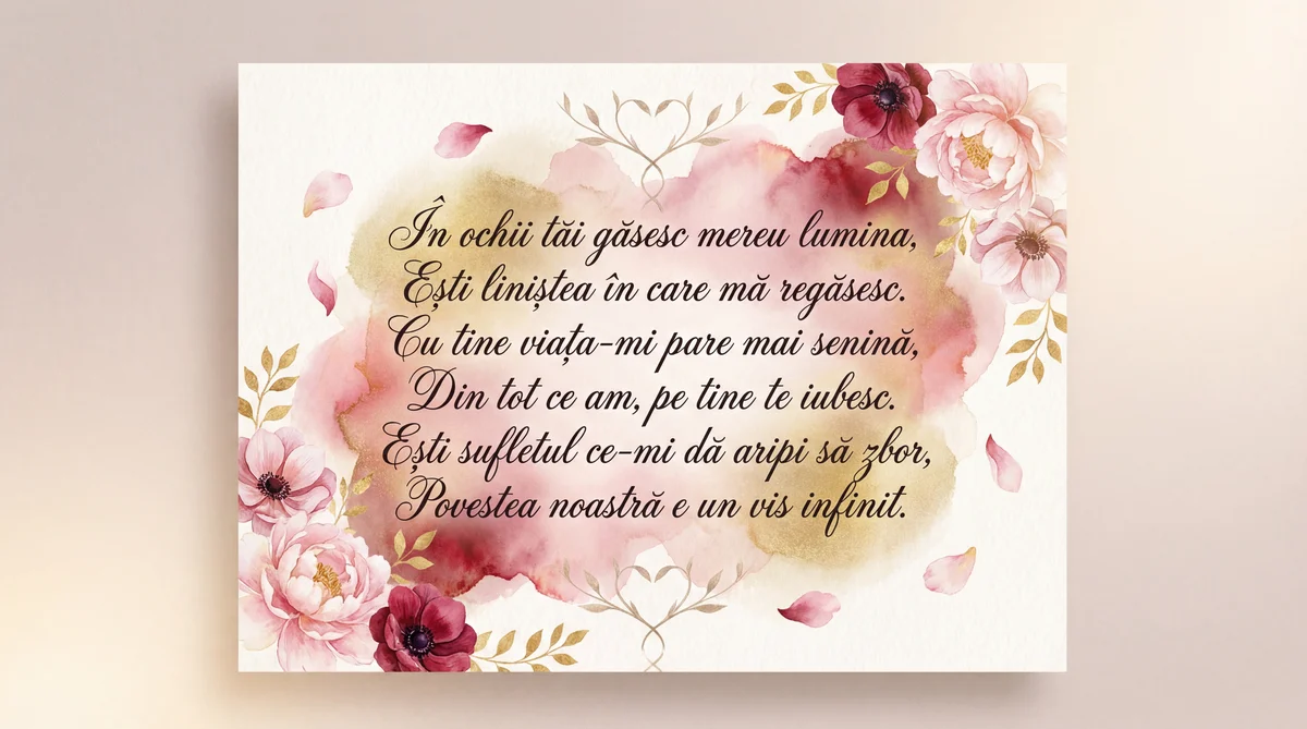 Mesaj de Ziua Îndrăgostiților pentru sufletul pereche