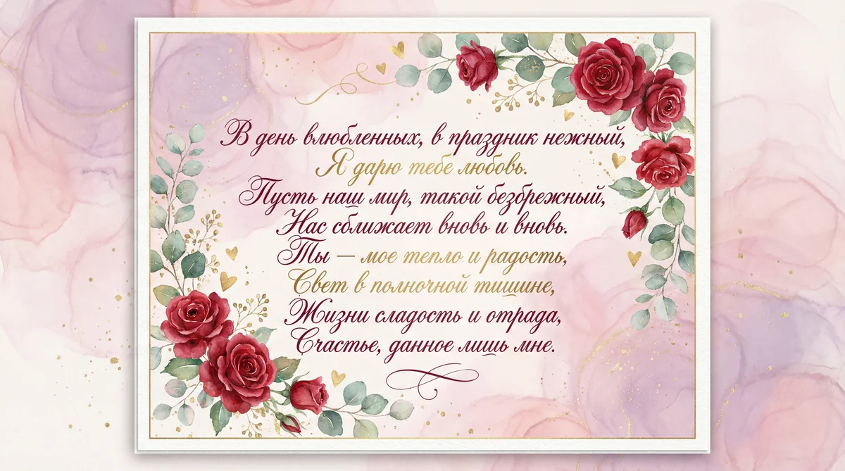 поздравление с Днем всех влюбленных любимому человеку