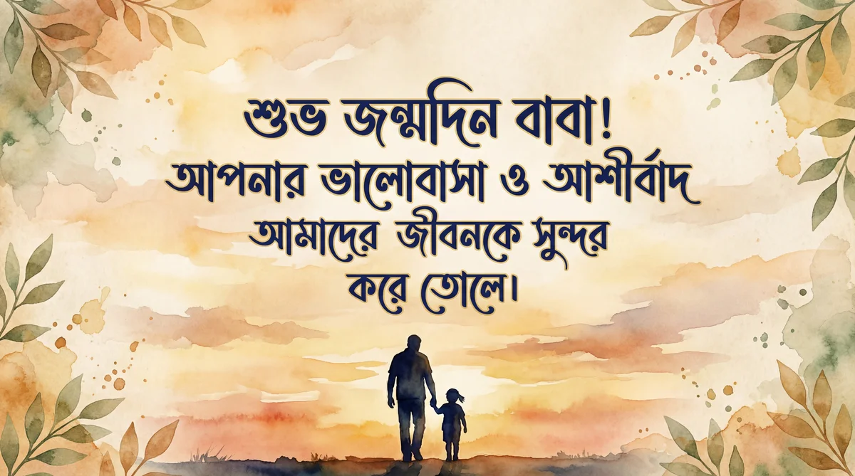 শুভ জন্মদিন বাবা