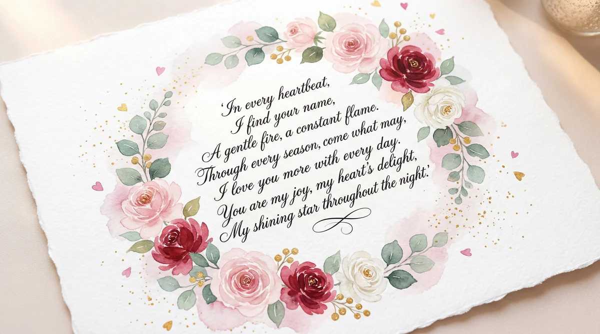 Romantic Valentine's Day message for my partner