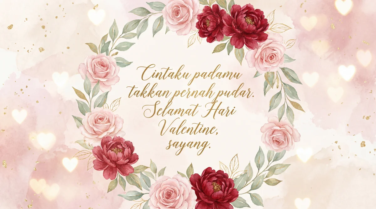 Ucapan Hari Valentine romantis untuk kekasih