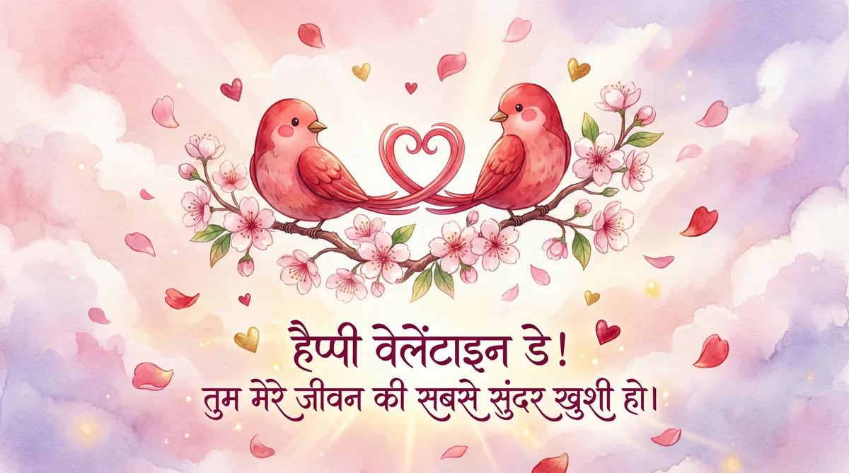 अपने प्यार के लिए वेलेंटाइन डे की शुभकामनाएँ