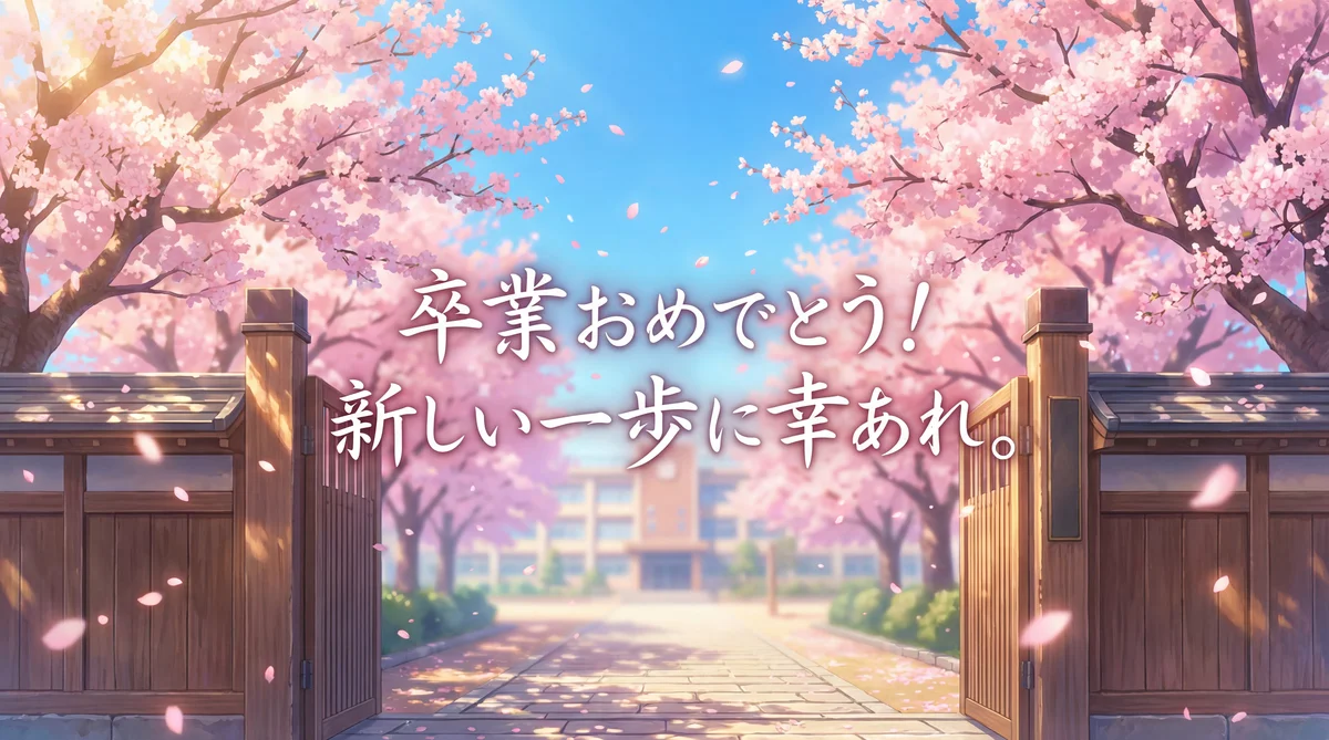 卒業おめでとうメッセージ