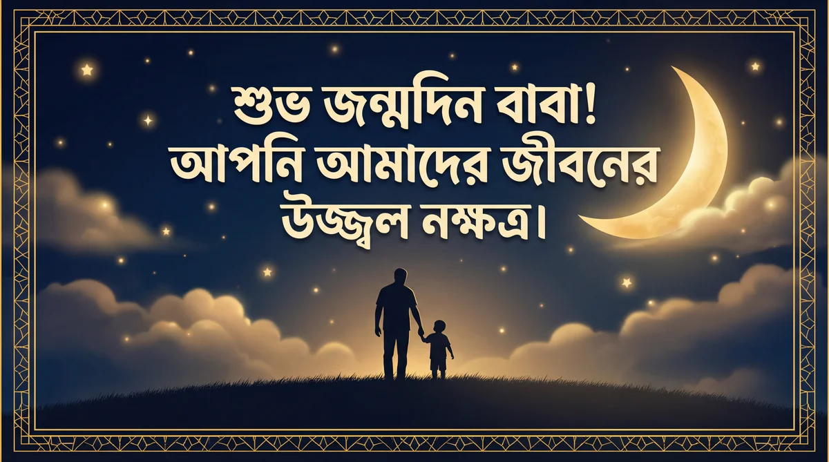 শুভ জন্মদিন বাবা