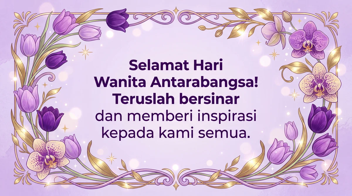 Kad ucapan Hari Wanita Antarabangsa untuk rakan sekerja wani...