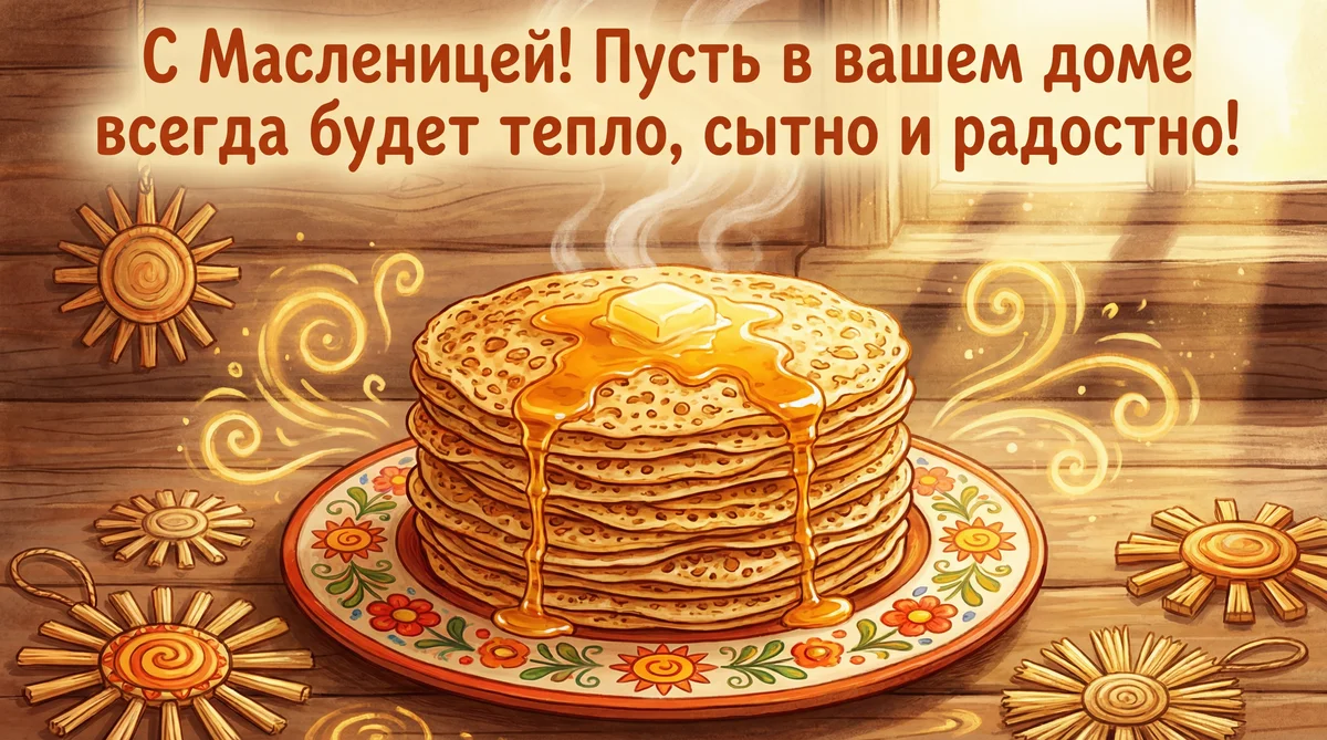 поздравление с Масленицей для семьи