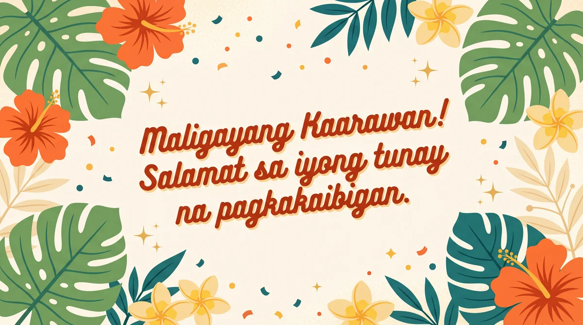 Happy Birthday Card para sa isang kaibigan