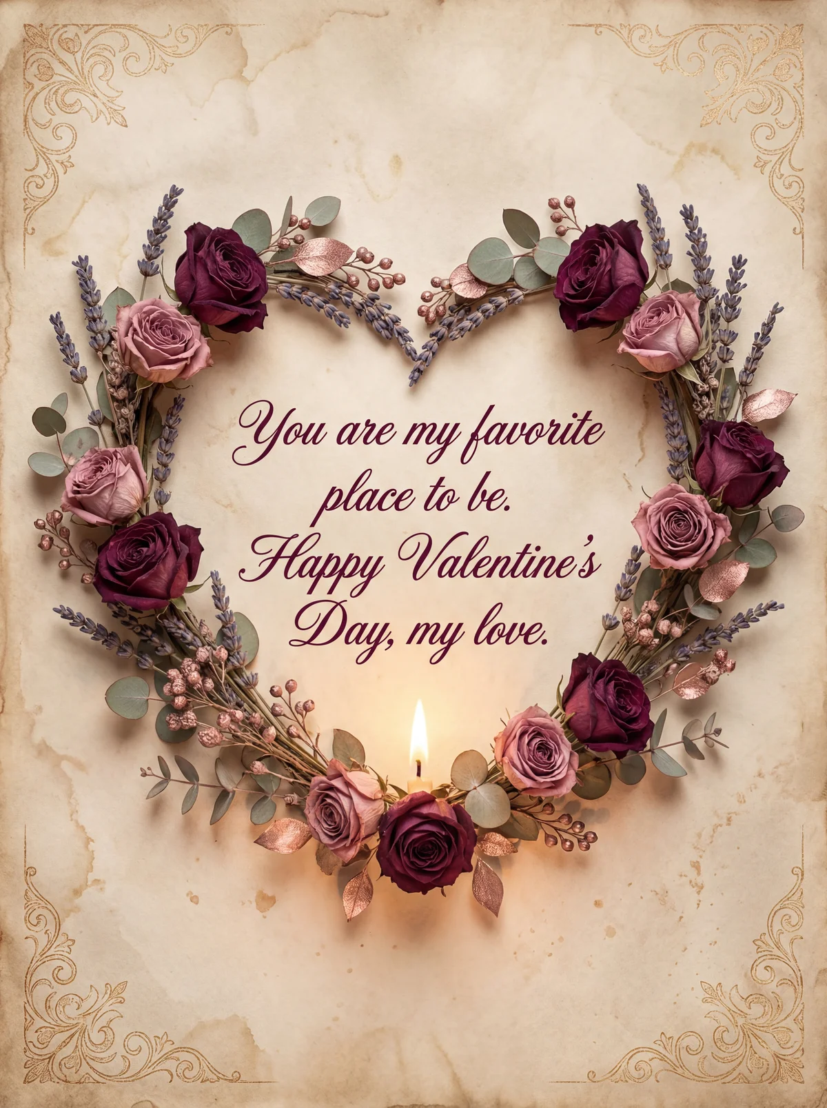 Happy Valentine's Day wishes for a romantic partner
