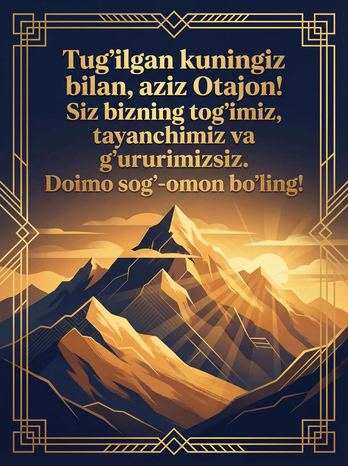 tug'ilgan kun bilan tabriklar ota uchun