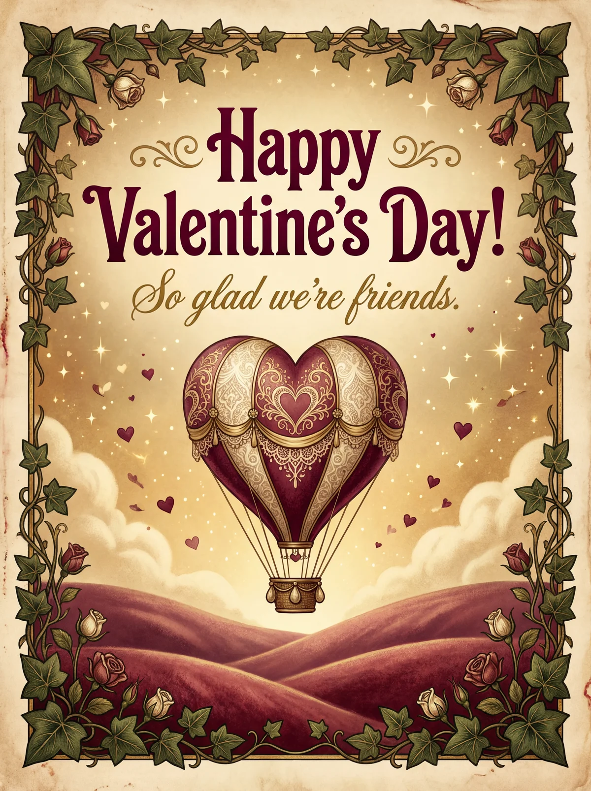 Valentine's Day card for a dear friend