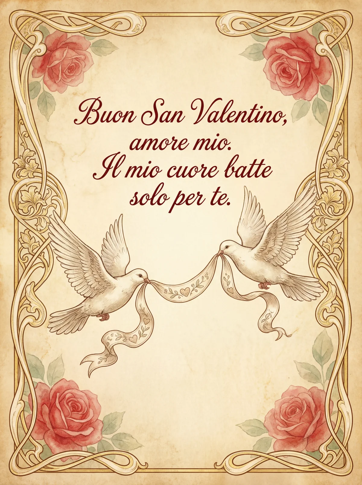 Auguri di San Valentino al mio amore