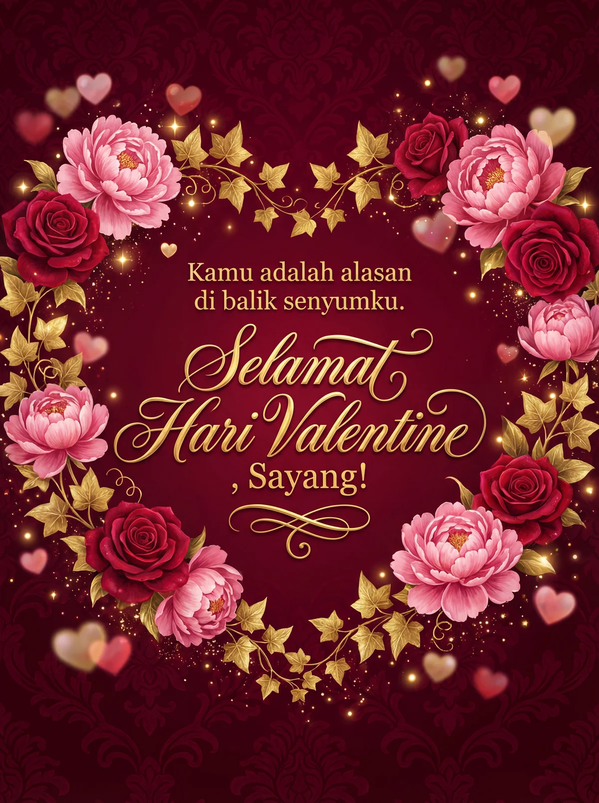 Kartu ucapan Hari Valentine untuk orang terkasih