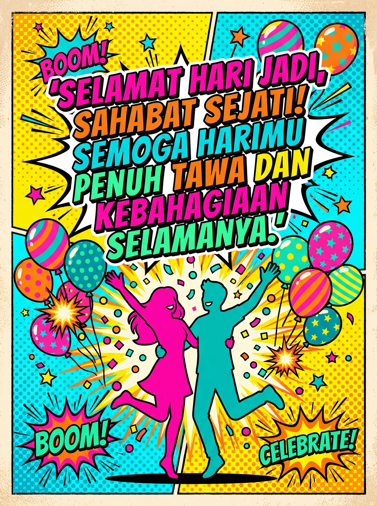 ucapan hari jadi untuk kawan baik