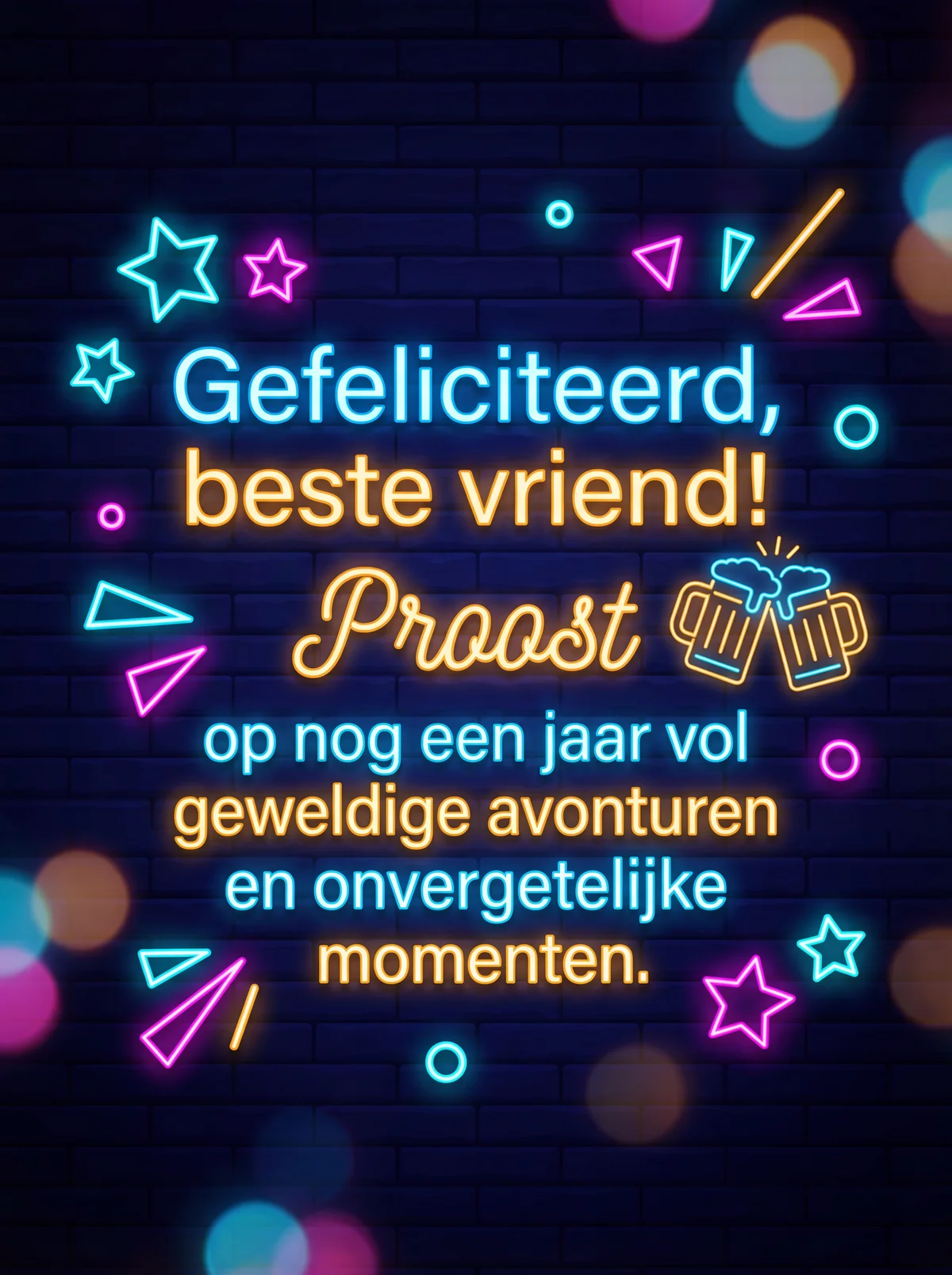 verjaardagswensen voor een vriend