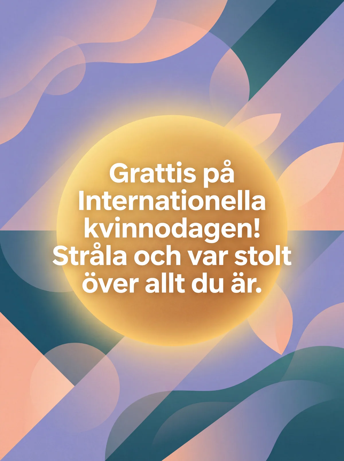 Grattis på Internationella kvinnodagen!